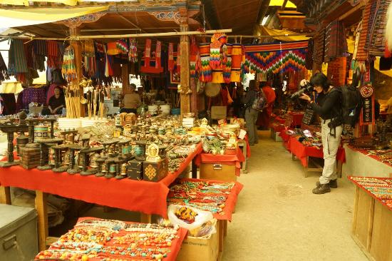 shopping in Bhutan
