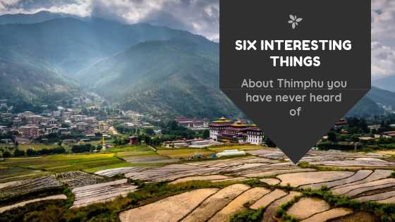 Six interesting things about Thimphu you have never heard of